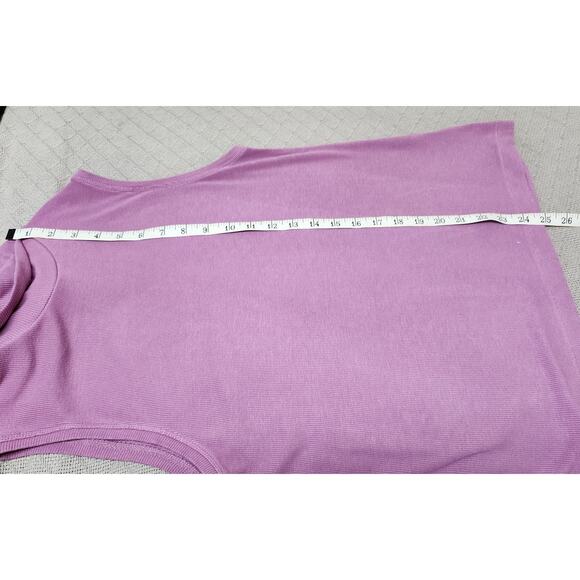 White Stag Vintage Lavender Stretchy Sleeveless Turtleneck Women's Size Small - Picture 5 of 8